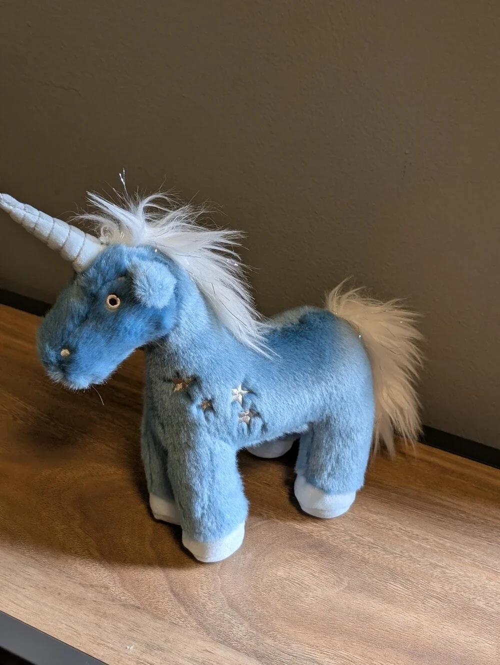 Fluff & Tuff Belle The Blue Unicorn Durable 9